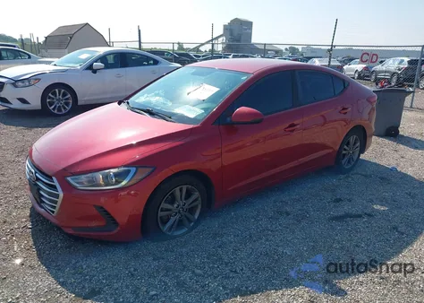 2018 Hyundai Elantra Sel z USA, uszkodzony, nr VIN 5NPD84LF7JH303525